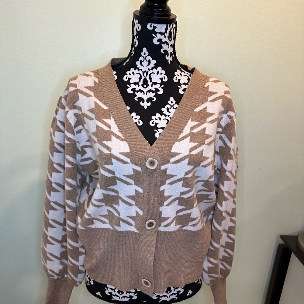 Joie Sweaters! Joie Houndstooth Cardigan!